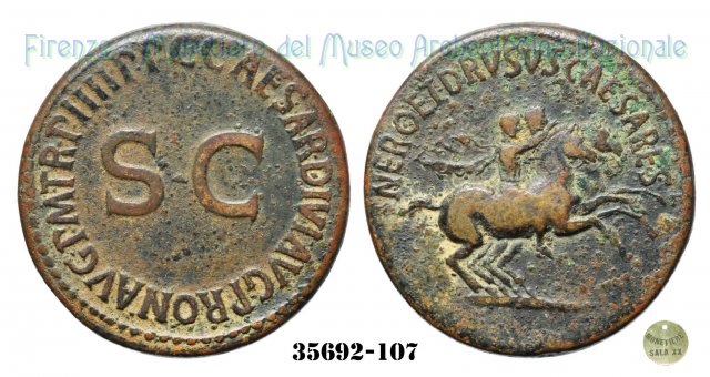 C CAESAR DIVI AVG PRON AVG PM TRP IIII PP - Ric 49 40-41 d.C. (Roma)