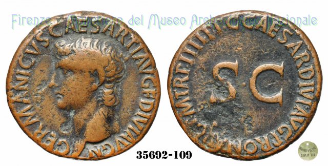 C CAESAR DIVI AVG PRON AVG PM TR P IIII PP - Ric 50 40-41 d.C. (Roma)