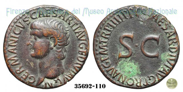 C CAESAR DIVI AVG PRON AVG PM TR P IIII PP - Ric 50 40-41 d.C. (Roma)