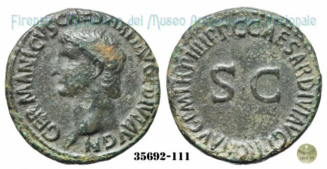 C CAESAR DIVI AVG PRON AVG PM TR P IIII PP - Ric 50 40-41 d.C. (Roma)