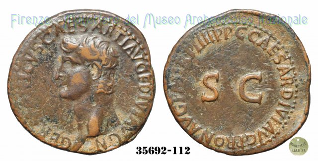 C CAESAR DIVI AVG PRON AVG PM TR P IIII PP - Ric 50 40-41 d.C. (Roma)