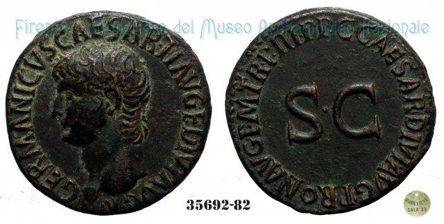 C CAESAR DIVI AVG PRON AVG P M TR P III P P-Ric.43 39-40 d.C. (Roma)