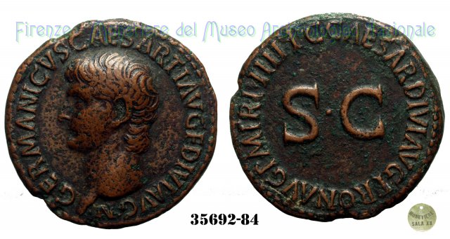 C CAESAR DIVI AVG PRON AVG P M TR P III P P-Ric.43 39-40 d.C. (Roma)