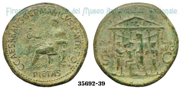 DIVO AVG. (S.C.) - Ric.36 37-38 d.C. (Roma)