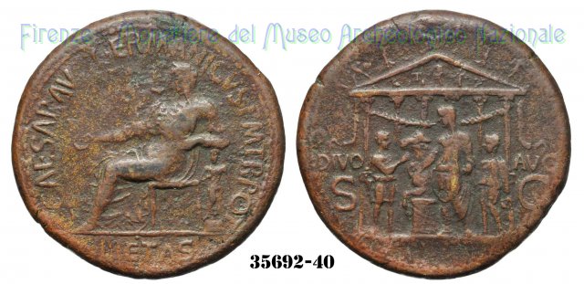 DIVO AVG. (S.C.) - Ric.36 37-38 d.C. (Roma)