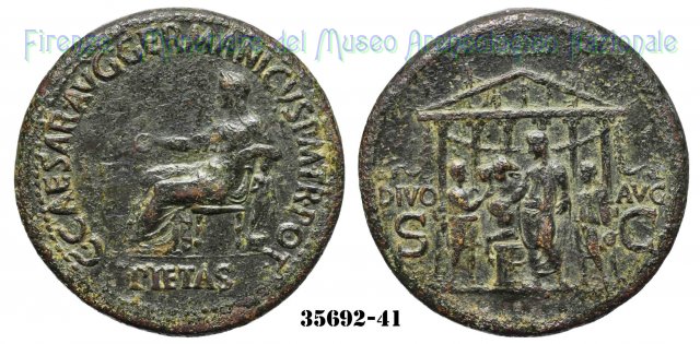 DIVO AVG. (S.C.) - Ric.36 37-38 d.C. (Roma)