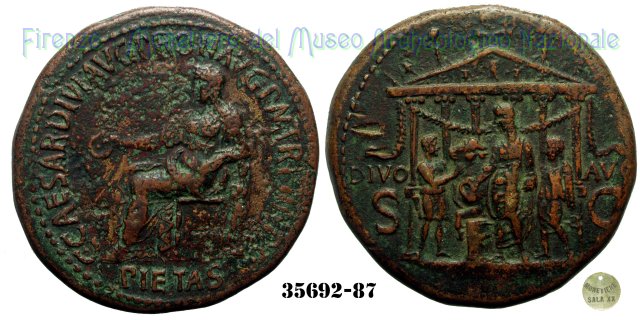 DIVO AVG. (S.C.) - Ric 44 39-40 d.C. (Roma)