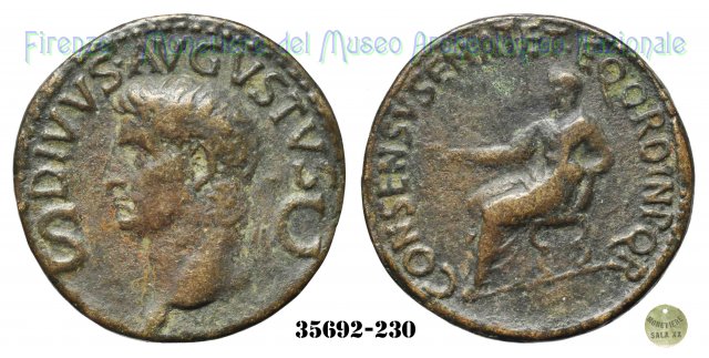 DIVVS AVGVSTVS (S.C.) - RIC 56 37-41 d.C. (Roma)