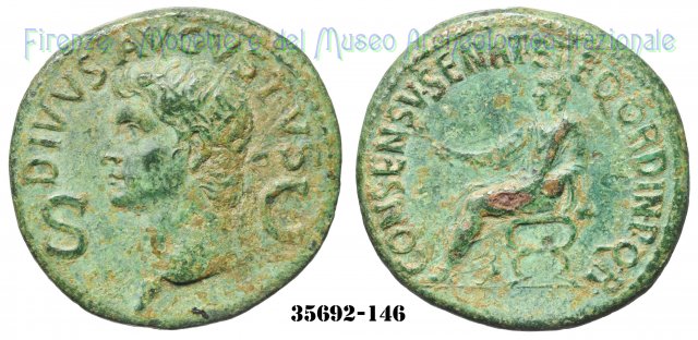 DIVVS AVGVSTVS (S.C.) - RIC 56 37-41 d.C. (Roma)