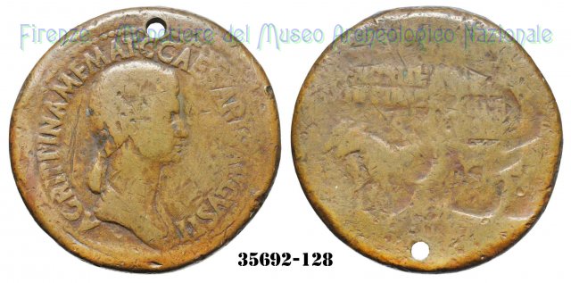 SPQR / AGRIPPINAE / MEMORIAE - RIC 55 37-41 d.C. (Roma)