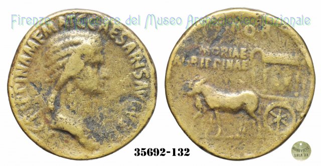 SPQR / AGRIPPINAE / MEMORIAE - RIC 55 37-41 d.C. (Roma)