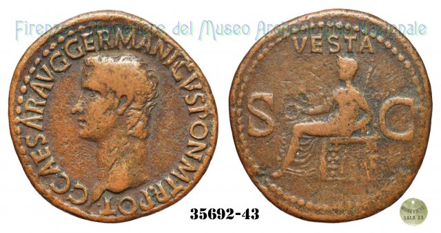 VESTA (S.C.) - Ric. 38 37-38 d.C. (Roma)