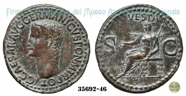 VESTA (S.C.) - Ric. 38 37-38 d.C. (Roma)