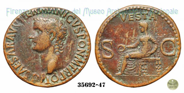 VESTA (S.C.) - Ric. 38 37-38 d.C. (Roma)