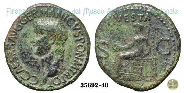 VESTA (S.C.) - Ric. 38 37-38 d.C. (Roma)