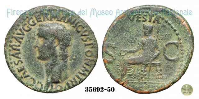 VESTA (S.C.) - Ric. 38 37-38 d.C. (Roma)