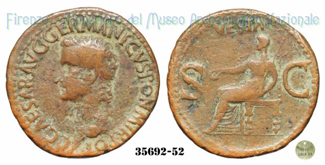 VESTA (S.C.) - Ric. 38 37-38 d.C. (Roma)