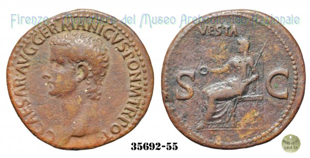 VESTA (S.C.) - Ric. 38 37-38 d.C. (Roma)