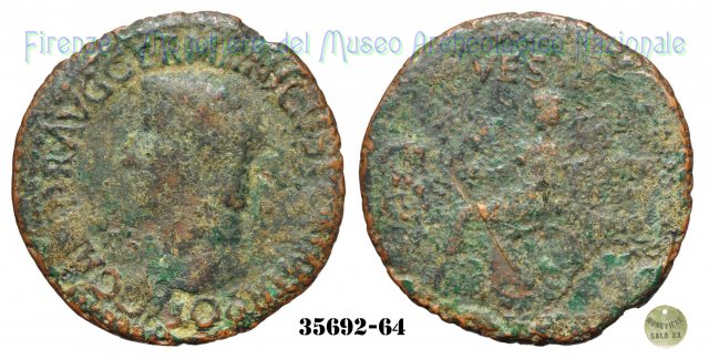 VESTA (S.C.) - Ric. 38 37-38 d.C. (Roma)