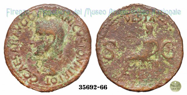 VESTA (S.C.) - Ric. 38 37-38 d.C. (Roma)