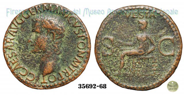 VESTA (S.C.) - Ric. 38 37-38 d.C. (Roma)