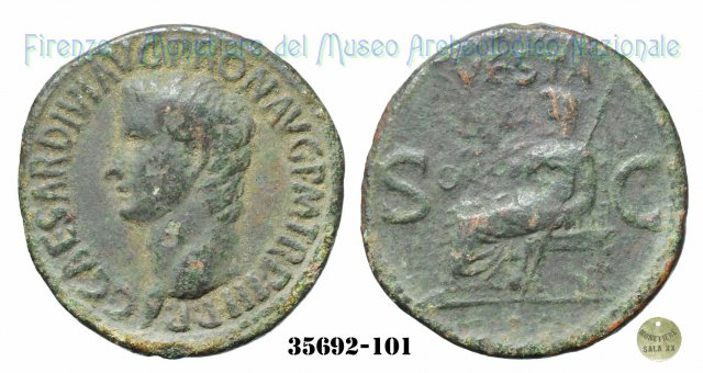 VESTA (S.C.) - Ric 47 39-40 d.C. (Roma)