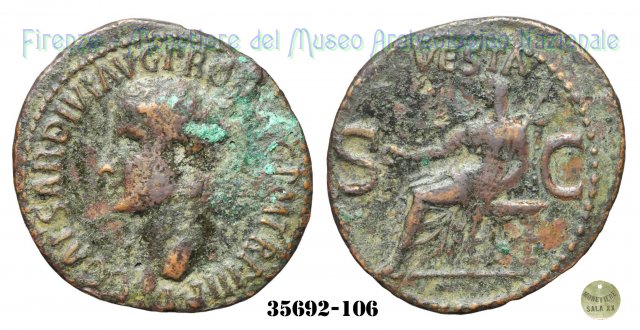 VESTA (S.C.) - Ric 47 39-40 d.C. (Roma)