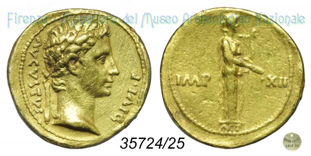 IMP—XII, Apollo Citaredo - Ric. 192a 11-10 a.C. (Lugdunum)