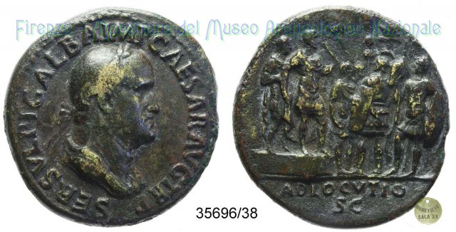 ADLOCVTIO | Ric 467 68 d.C. (Roma)
