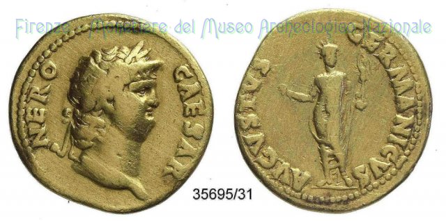 AVGVSTVS GERMANICVS | Ric. 46 64-65 d.C. (Roma)