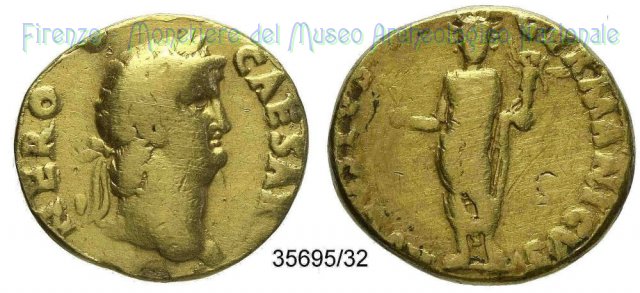 AVGVSTVS GERMANICVS | Ric. 46 64-65 d.C. (Roma)