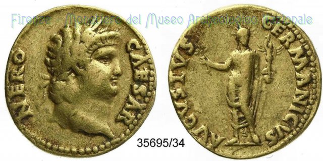 AVGVSTVS GERMANICVS | Ric. 46 64-65 d.C. (Roma)