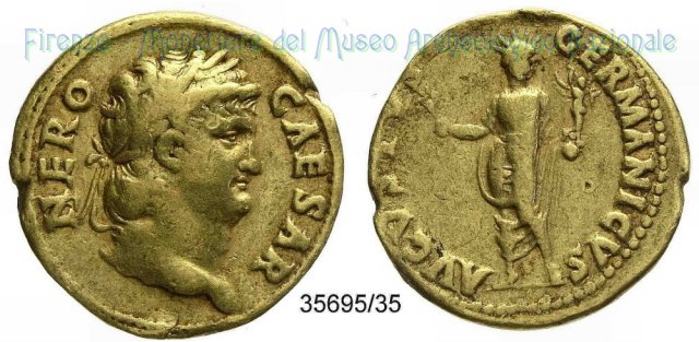 AVGVSTVS GERMANICVS | Ric. 46 64-65 d.C. (Roma)