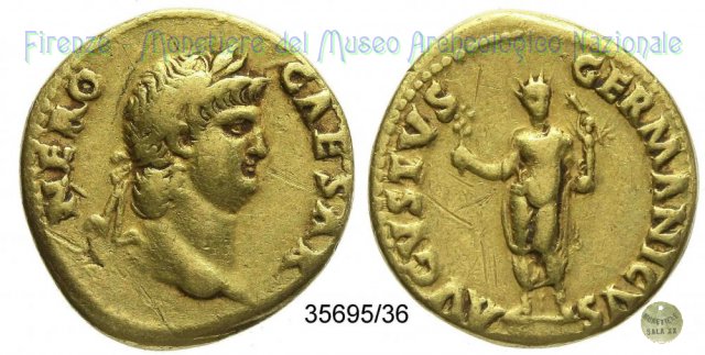 AVGVSTVS GERMANICVS | Ric. 46 64-65 d.C. (Roma)