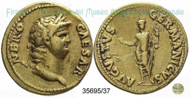 AVGVSTVS GERMANICVS | Ric. 46 64-65 d.C. (Roma)