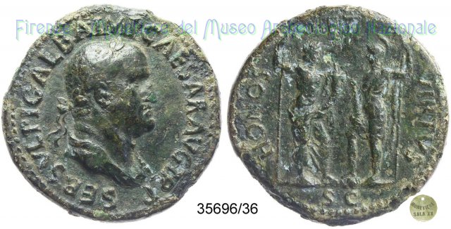 HONOS-ET-VIRTVS | Ric 475 68 d.C. (Roma)