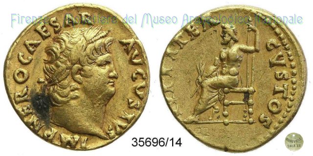 IVPPITER CVSTOS - Ric.63 66-67 d.C. (Roma)