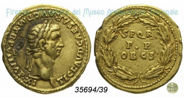 SPQR / P P / OB C S - Ric. 40 46-47 d.C. (Roma)