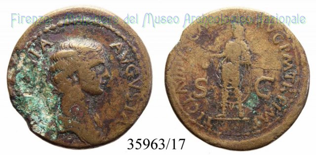 TI CLAVDIVS CAESAR AVG P M TR P IMP S-C | Ric92 41-50 d.C. (Roma)