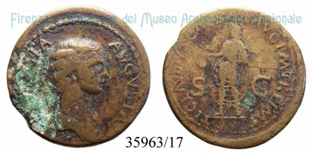 TI CLAVDIVS CAESAR AVG P M TR P IMP S-C | Ric92 41-50 d.C. (Roma)