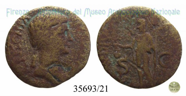 TI CLAVDIVS CAESAR AVG P M TR P IMP S-C | Ric92 41-50 d.C. (Roma)