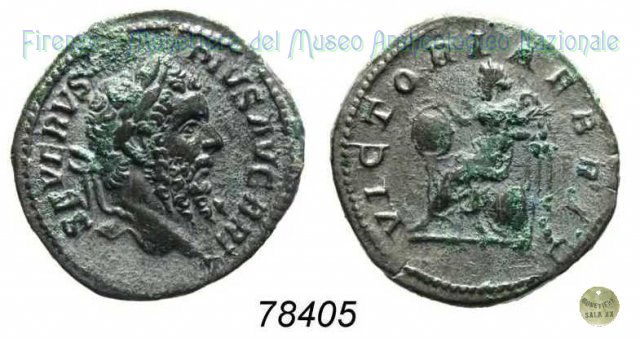 VICTORIAE BRIT - Ric. 335 var 210-211 d.C. (Roma)