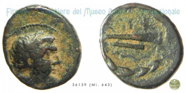 AE_Serie Eracle - Clava con arco e faretra 300-225 a.C. (Rubi)