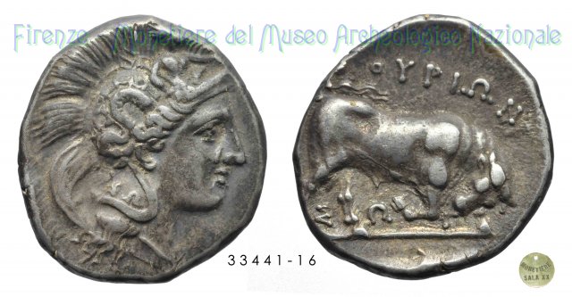 AtenaScilla_ToroCozzante (ΣΩΓ) 350-300 a.C. (Thourioi)