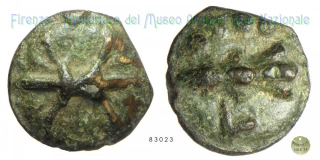 Quadruncia ridotta 217-212 a.C. (Luceria)