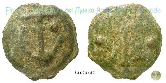 Serie Ancora - Tridente 300-275 a.C. (Incerta Centro Italia)