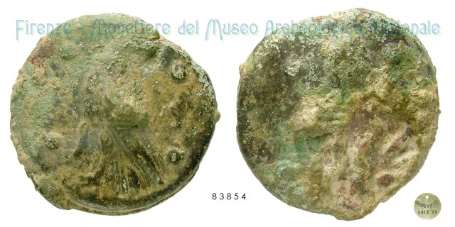 Serie Aquila - Polpo 300-275 a.C. (Incerta Centro Italia)