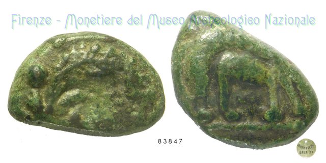 Serie Testa di Eracle - Elefante 216-213 a.C. (Incerta Centro Italia)