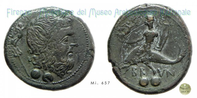 Sestante_Serie giovane delfiniere con Nike 213-211 a.C. (Brundisium)