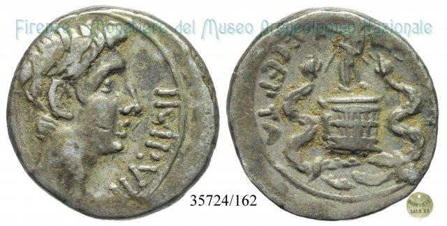 ASIA- RECEPTA / RIC 276 (come Ottaviano) 29-26 a.C. (Brundisium o Roma)